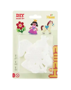 Hama Grondplaat  bloem meisje paard 3 stuks