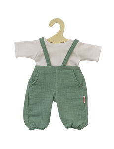 Heless Tuinbroek met groen shirt 35-45 cm