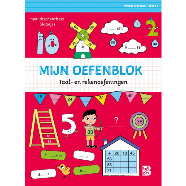 Ballon Mijn Oefenblok: Taal en rekenoefeningen - groep 4