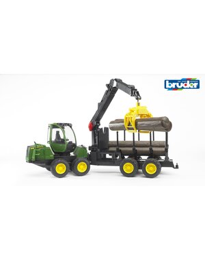 Bruder 2133 - John Deere 1210E houttransport met kraan