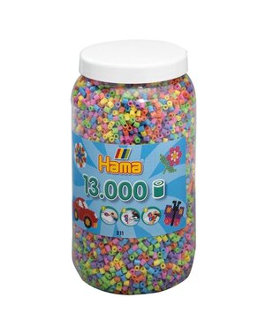 Hama Strijkkralen in pastelkleur - 13000 stuks