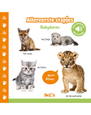 Ballon Geluidenboek Babydieren
