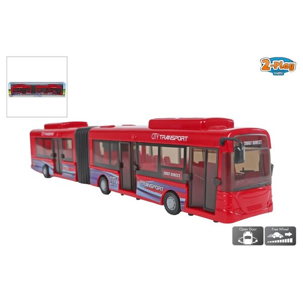 2-Play Gelede bus, 39 cm