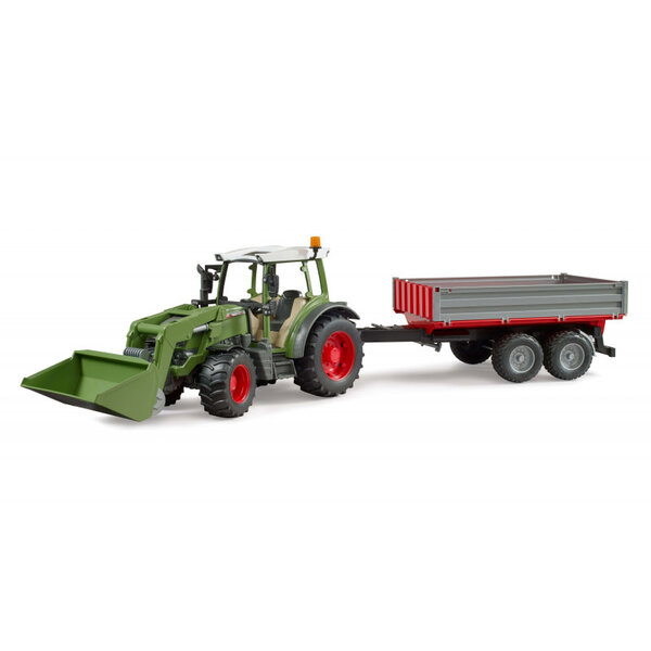 Bruder 2182 - Fendt Vario 211 met voorlader en kiepwagen