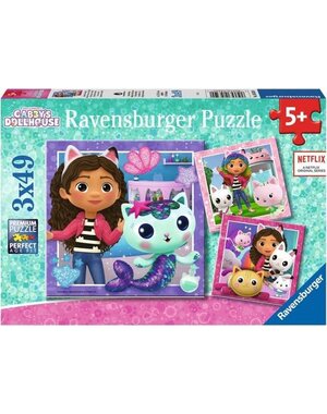 Ravensburger Gabby's Dollhouse - 3x49 stukjes