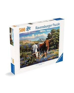 Ravensburger Loving Longhorns - 500 stukjes