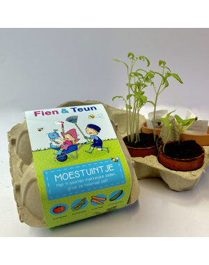 Fien en Teun Moestuintje met 4 soorten groentes
