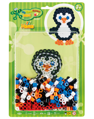 Hama Maxi strijkkralen pinguïn - 250 st.
