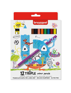Bruynzeel Kleurpotloden Triple 12 stuks