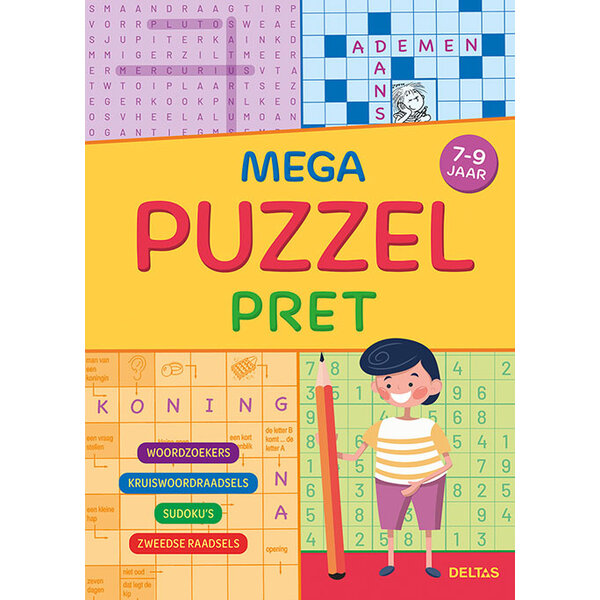 Deltas Mega puzzelpret 7-9 jaar
