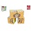 Big Tree Blokpuzzel hout - dieren - 4 stukken 10x10x5 cm