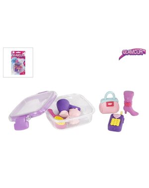  Glamour meiden gummetjes - 8 delig