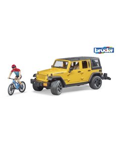 Bruder 2543 - Jeep Wrangler Rubicon Unlimited met mountainbiker