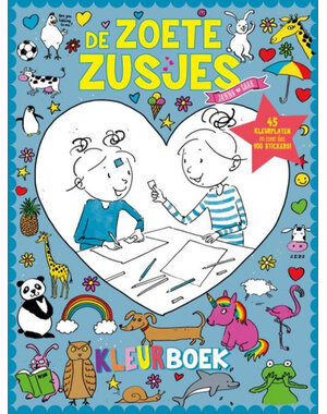 Kosmos De Zoete Zusjes Kleur en stickerboek
