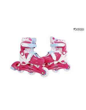  Skeeler Street Rider roze/wit, maat 26-29