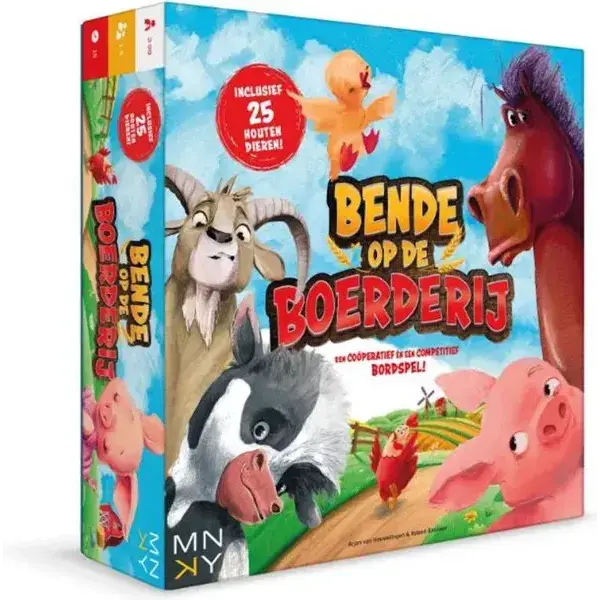 MNKY Bende op de Boerderij bordspel