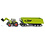 Siku 1949 - Claas met voorlader en Fliegl op dolly