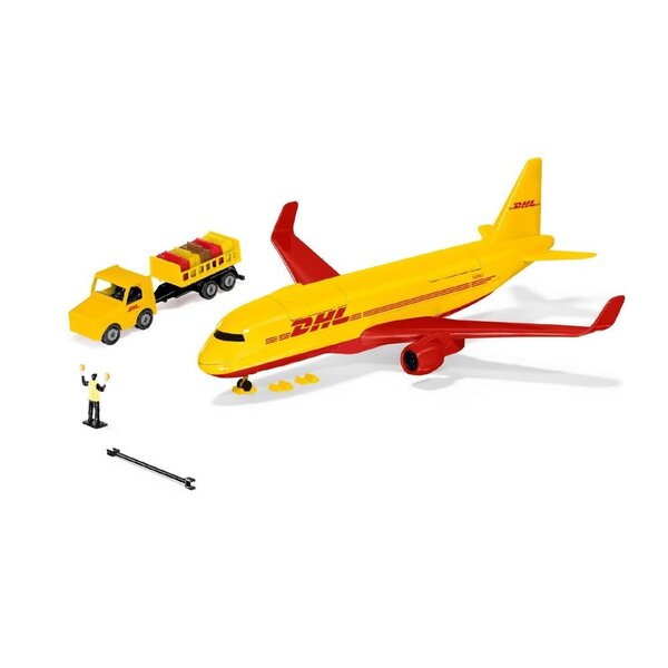 Siku 1702 - DHL vrachtvliegtuig met accessoires