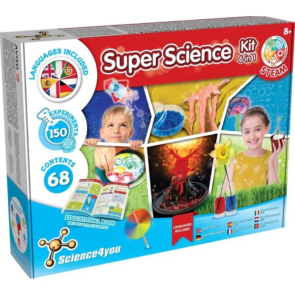 Science4you Super Science Kit 6 in 1