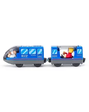 Woody Electrische Locomotief met wagon