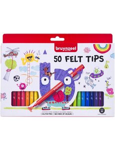 Bruynzeel Viltstiften 50 stuks (nieuwe verpakking)