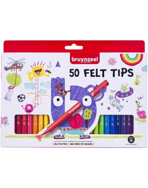 Bruynzeel Viltstiften 50 stuks
