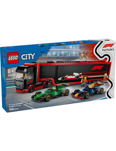 LEGO 60445 - F1 Truck met RB20 en AMR24  F1 auto's