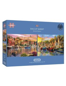 Gibsons Sails at Sunset - 2x500 stukjes