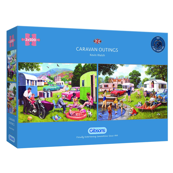 Gibsons Caravan Outings - 2x500 stukjes