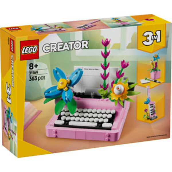 LEGO 31169 - Typemachine met bloemen