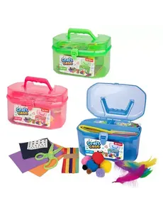 Knutselset 200 dlg. in bewaardoos