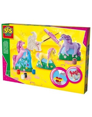 SES Gips gieten en schilderen paarden