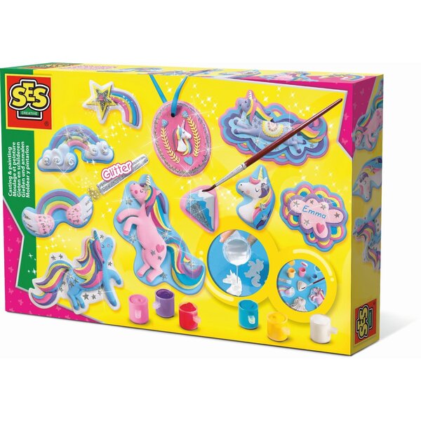 SES Gips gieten en schilderen  Eenhoorns