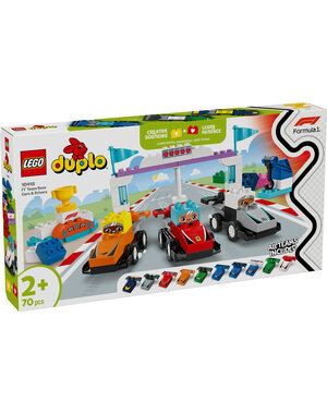 LEGO 10445 - F1 team racewagens en coureurs
