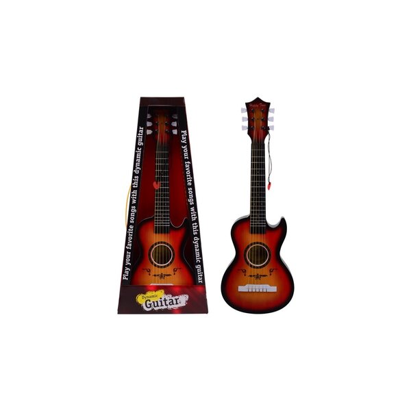 JohnToy Gitaar 60 cm met metalen snaren