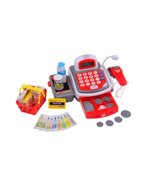 JohnToy Kassa met licht en geluid, incl. boodschappen