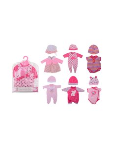 JohnToy Kledingset Baby Rose voor pop van ong. 40 cm.  Per stuk