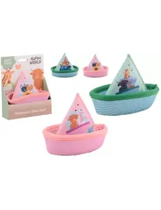 JohnToy Happy World Neoprene Badbootje 2 assorti