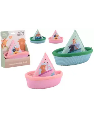 JohnToy Happy World Neoprene Badbootje 2 assorti