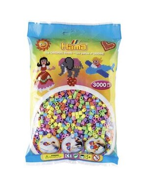 Hama Strijkkralen pastelkleur - 3000 stuks