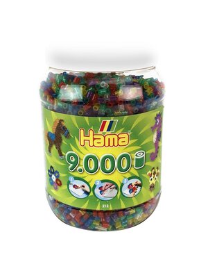 Hama Strijkkralen in pot glitters - 9000 stuks