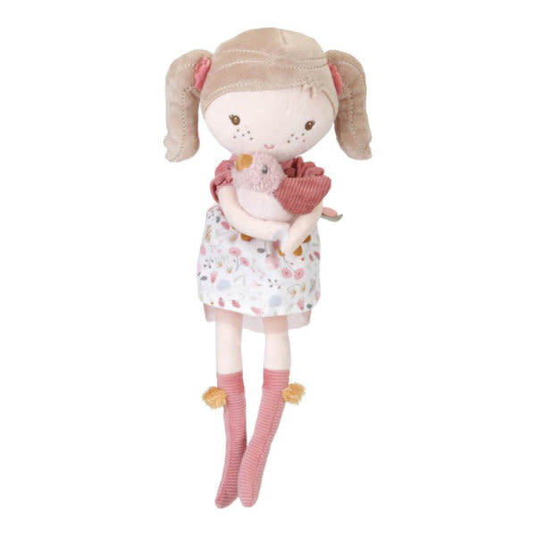 Little Dutch Knuffelpop Anna met vogeltje