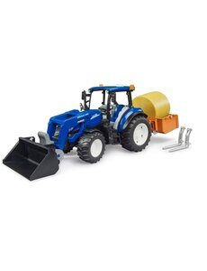 Bruder 2187  - New Holland met voorlader en laadbak