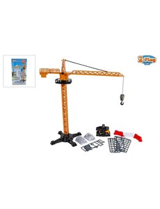 2-Play Hijskraan 40 cm met voertuig en accessoires
