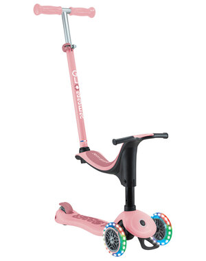  Step Globber Go-up Sporty Lights  Pastel Pink