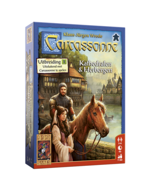 999 Games Carcassonne uitbreiding - Kathedralen en Herbergen