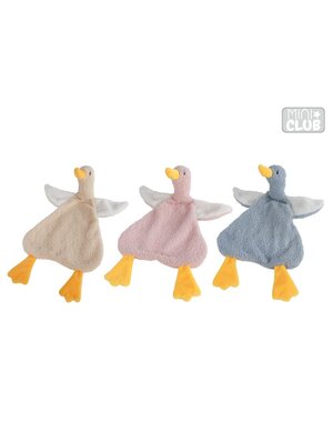 Mini Club Knuffeldoekje eend pluche 40 cm  (alleen blauw nog leverbaar)