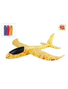 Sun Fun Vliegtuig foam 48 cm - 4 kleuren