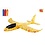 Sun Fun Vliegtuig foam 48 cm - 4 kleuren assortie
