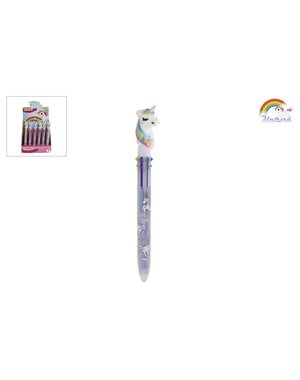  Kleurenpen Unicorn, 6 kleuren